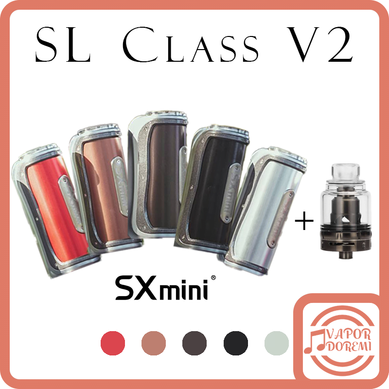 億海 YiHi SXmini SL2 Class V2 Box Mod SL2 100W 單電池 可510轉接霧化器 可18650/ 20700/21700適配電池 大煙主機套組(含V2成品霧化器1顆)